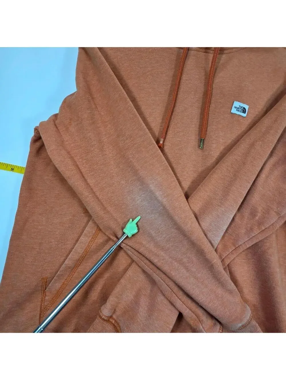 The North Face orange hoodie in size S #outdoor #hiking